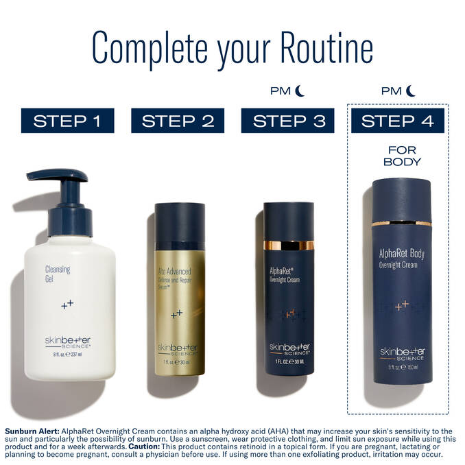 AlphaRet Body Overnight Cream - PRE ORDER