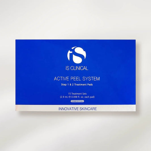 IS Clinical Active Peel System packaging on a white background